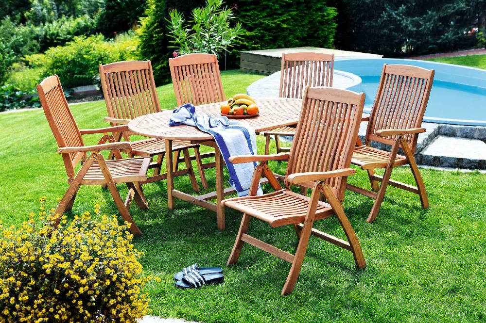 Merxx Maracaibo Set 7tlg. Ausziehtisch 120/170 x 100 cm