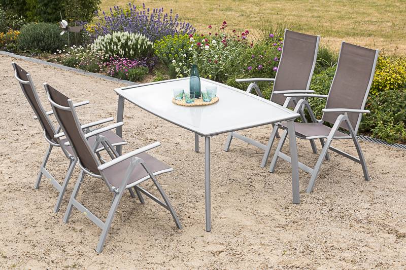 Merxx Carrara Set 5tlg. Tisch 150 x 90 cm Saisonale Angebote