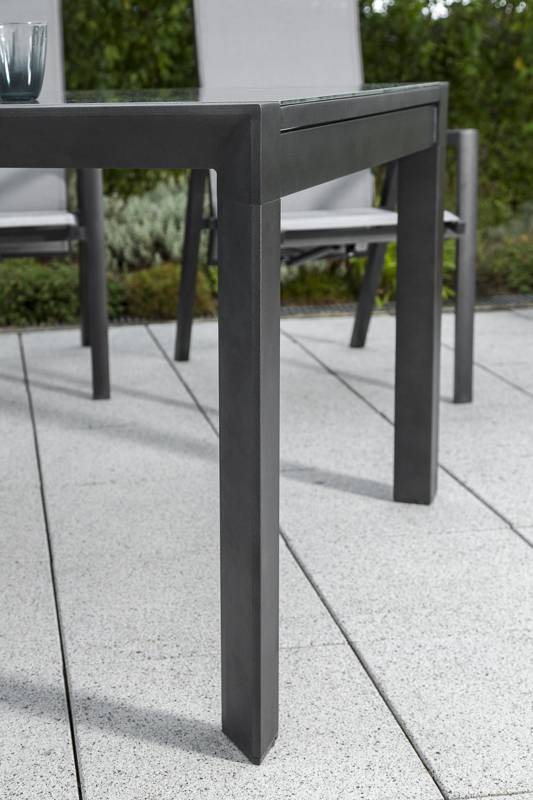 Merxx Vicenza Set 5tlg. Semi-Ausziehtisch 200/300 x 110 cm Riesige Ersparnisse