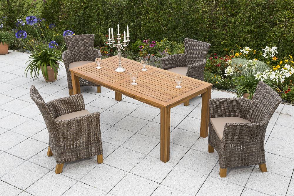Merxx Toskana Set 5tlg. Tisch 185 x 90 cm Letzte 3 Tage