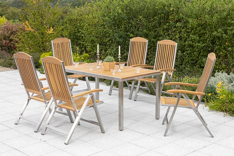 Merxx Keros Set 7tlg. Tisch 150 x 90 cm Bis zu 50% Rabatt