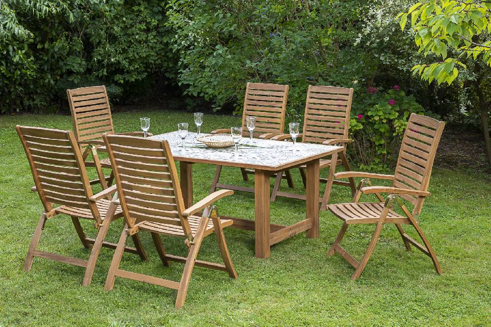 Merxx Parabaiba Set 7tlg. Tisch 172 x 105 cm Vierteljährliche Förderung