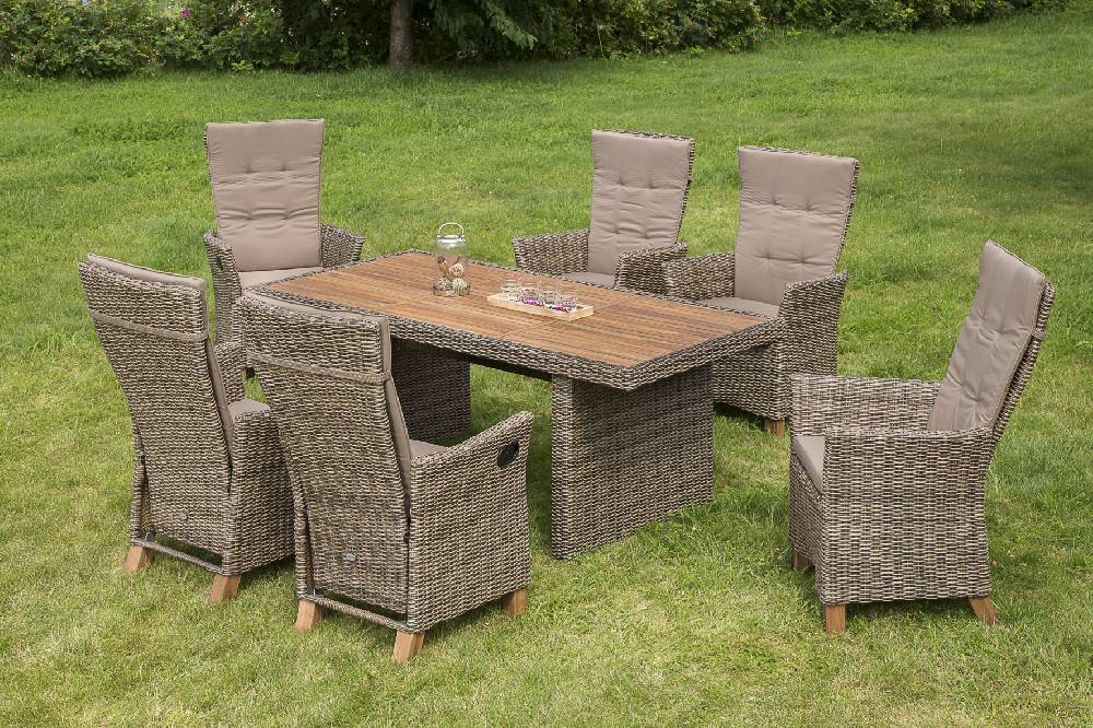 Merxx Toskana Set 7tlg. Tisch 185 x 90 cm Begrenzt auf 3 Tage