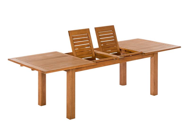 Merxx Comodoro Set 9tlg. Doppelausziehtisch 180/260 x 100 cm zollfrei