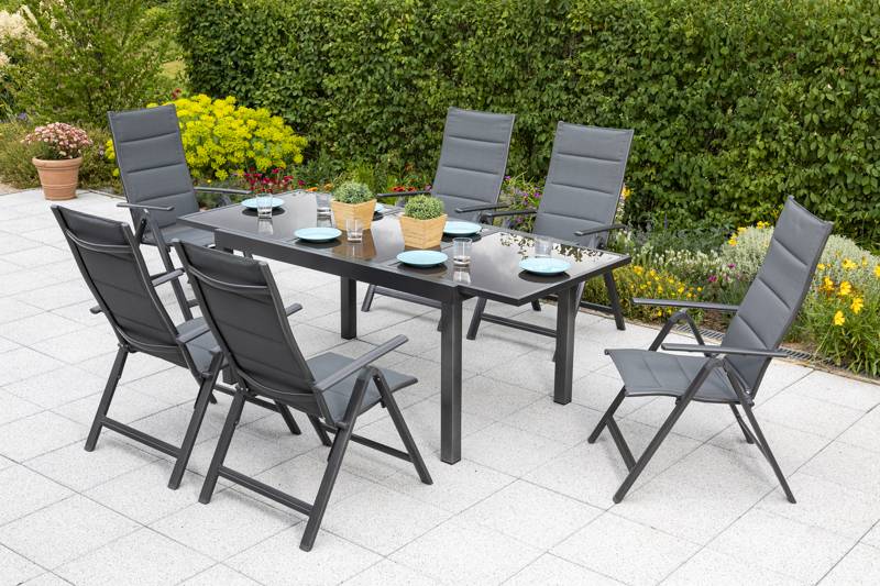 Merxx Taviano Set 7tlg. Ausziehtisch 160/ 220 x 90 cm Speichern exportieren
