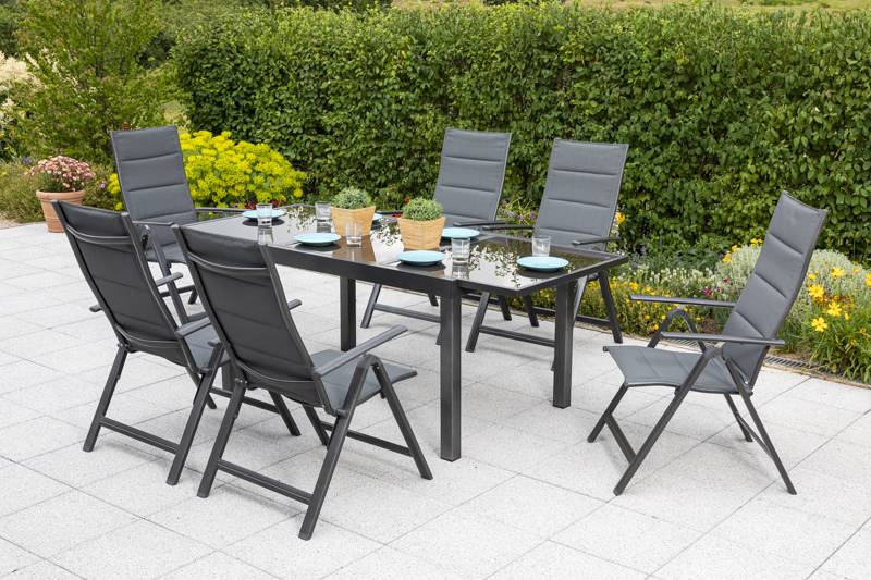 Merxx Taviano Set 7tlg. Ausziehtisch 160/ 220 x 90 cm Speichern exportieren