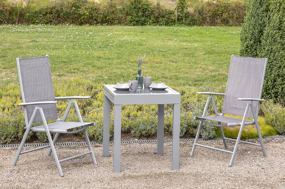 Merxx Amalfi Set 3tlg. Balkonausziehitsch 65/130 x 65 cm Neuheiten