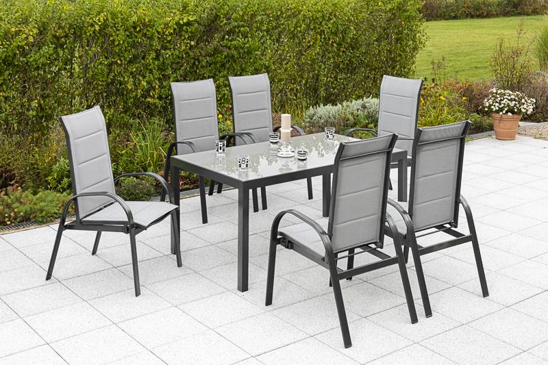 Merxx Marini Set 7tlg. Tisch 150 x 90 cm Lagerräumung