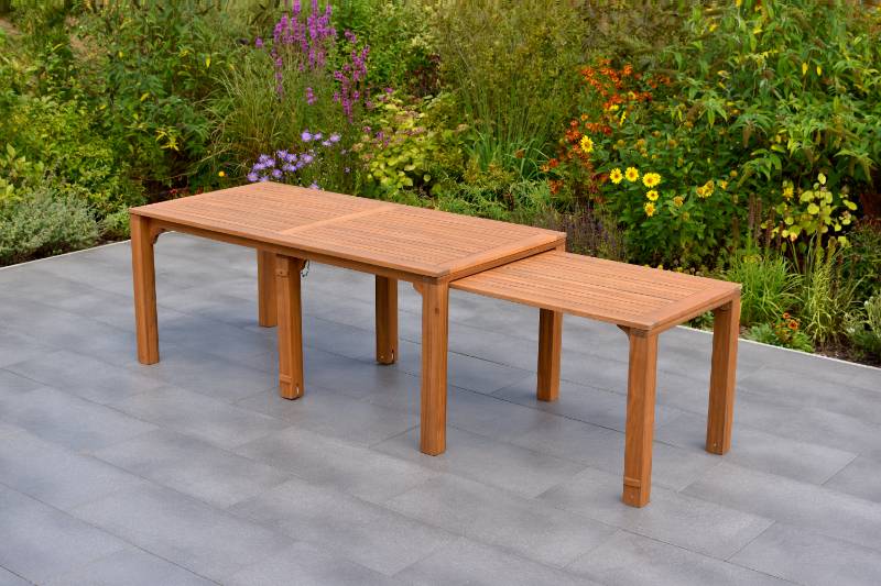 Merxx Toskana Set 7tlg. Flex-Ausziehtisch 185/370 x 90 cm VIP-Rabatte