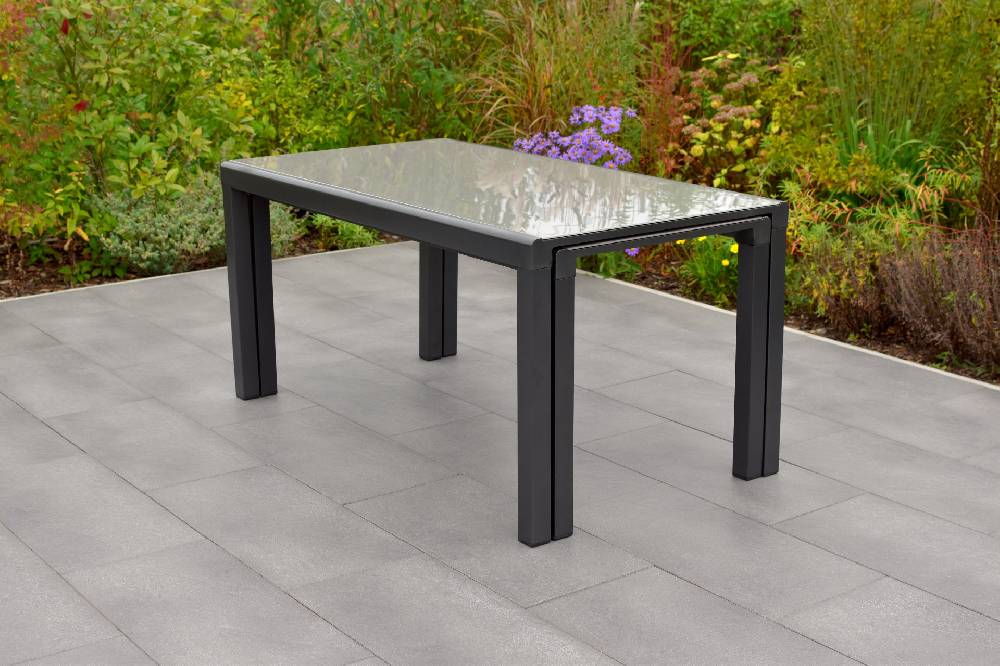 Merxx Sorano Set 7tlg. Flex-Ausziehtisch 160/320 x 78 cm Begrenzte Freigabe