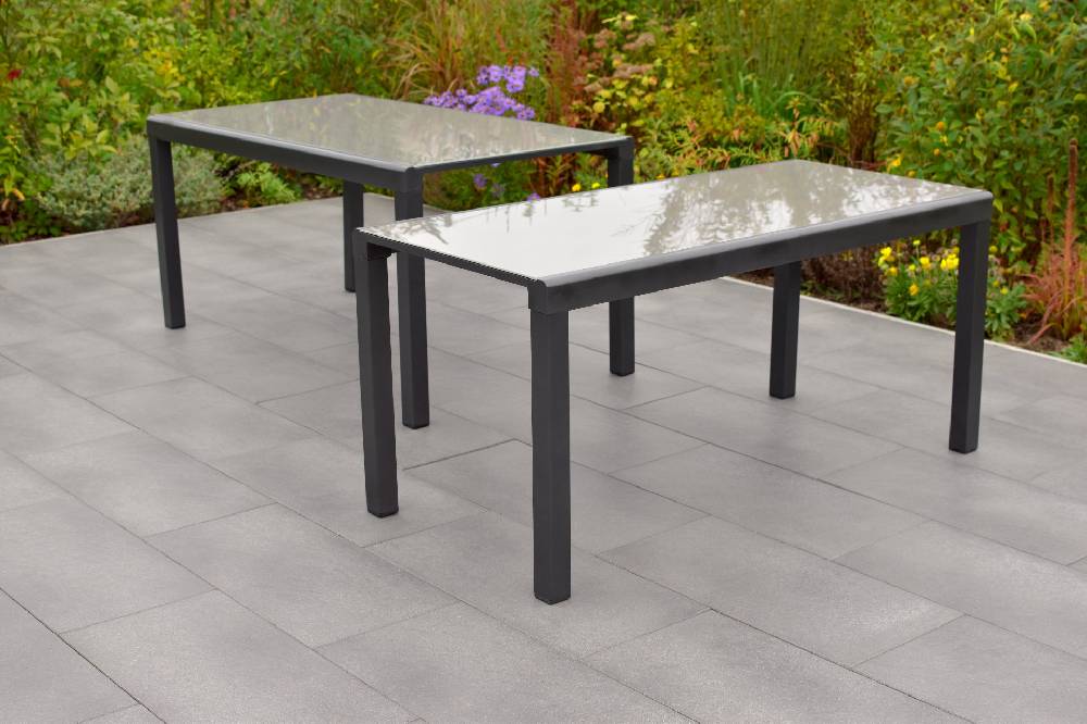Merxx Sorano Set 7tlg. Flex-Ausziehtisch 160/320 x 78 cm Begrenzte Freigabe
