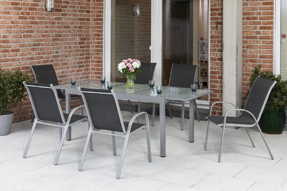 Merxx Sorento Set 7tlg. Ausziehtisch 120/180 x 90 cm Discount Store für neue Produkte
