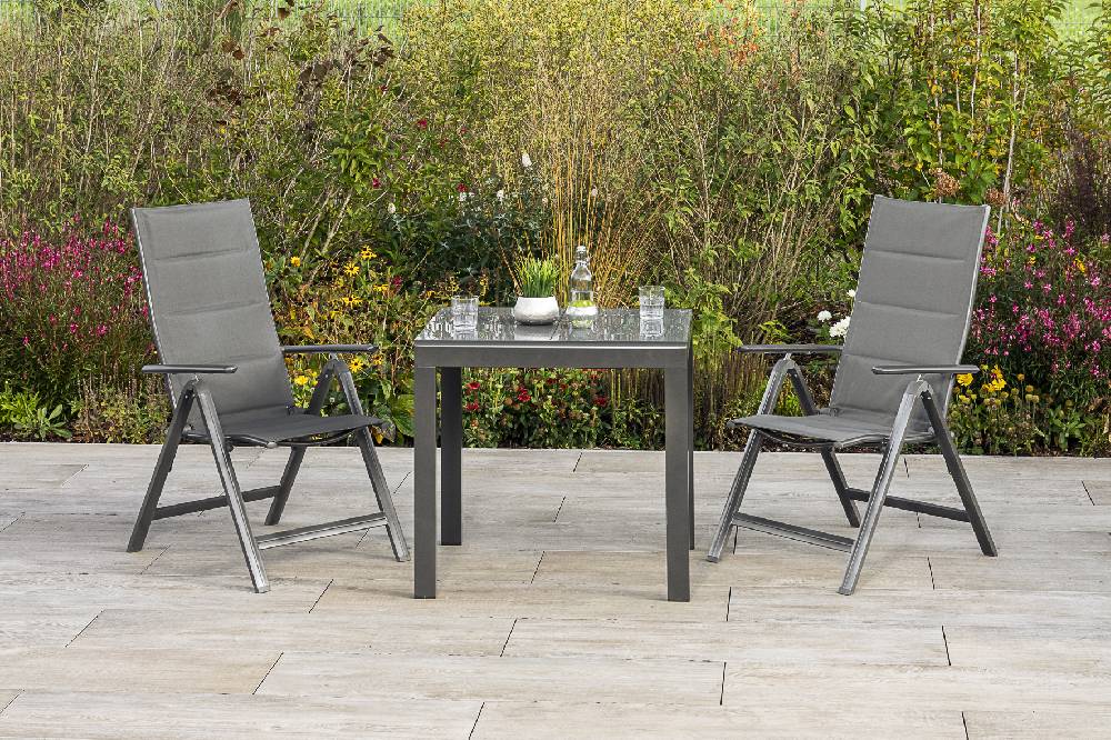 Merxx Taviano Set 3tlg. Balkonausziehtisch 80/120 x 70 cm Clearance-Verkauf