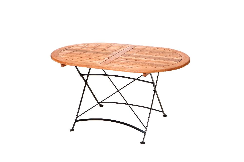 Merxx Schlossgarten Set 5lg. Klapptisch oval 140 x 90 cm Exklusivangebot