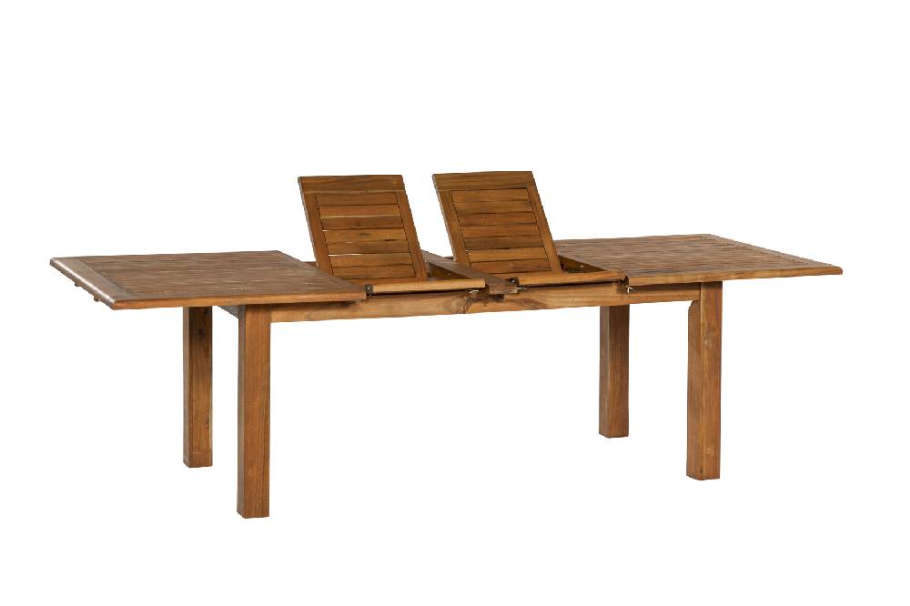 Merxx Acapulco Set 9tlg. Doppelausziehtisch 180/260 x 100 cm Exklusive Angebote