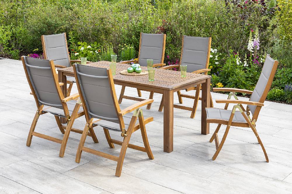Merxx Acapulco Set 7tlg. Tisch 185 x 90 cm Große Rabatte