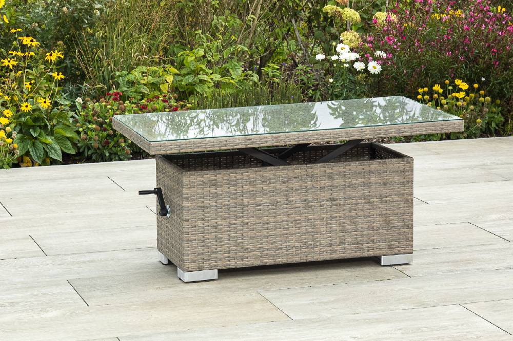 Merxx Bellante Set 5tlg. Tisch höhenverstellbar 120 x 60 cm Sonderangebote