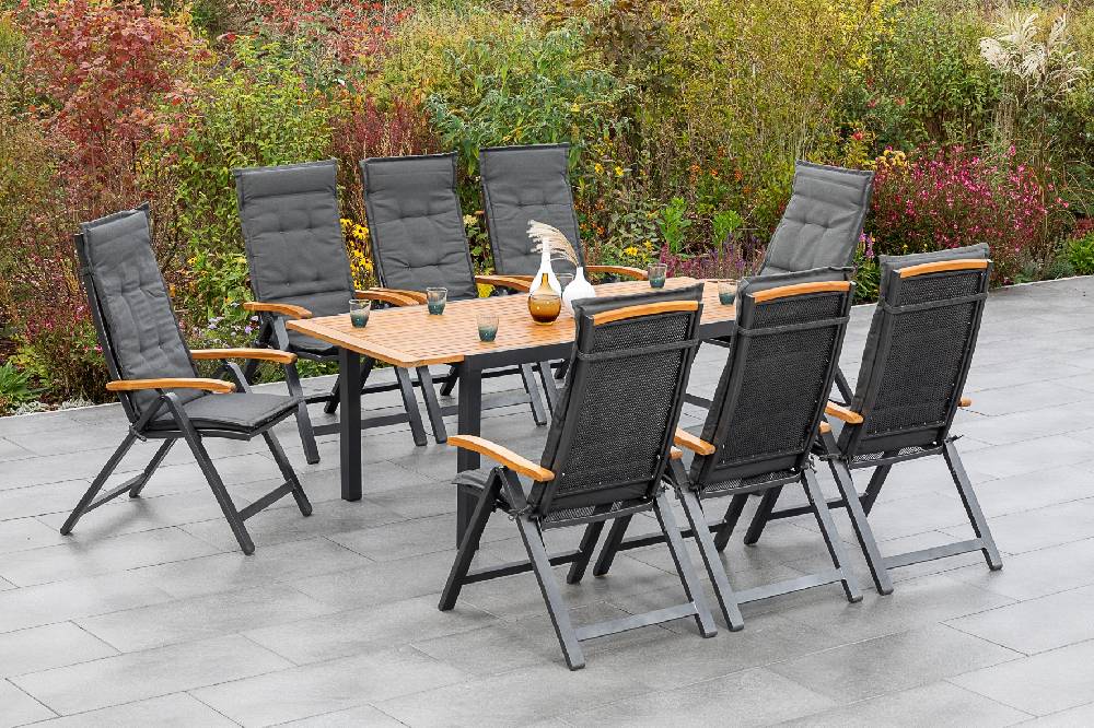 Merxx Tilos Set 17tlg. Ausziehtisch 150/200 x 90 cm