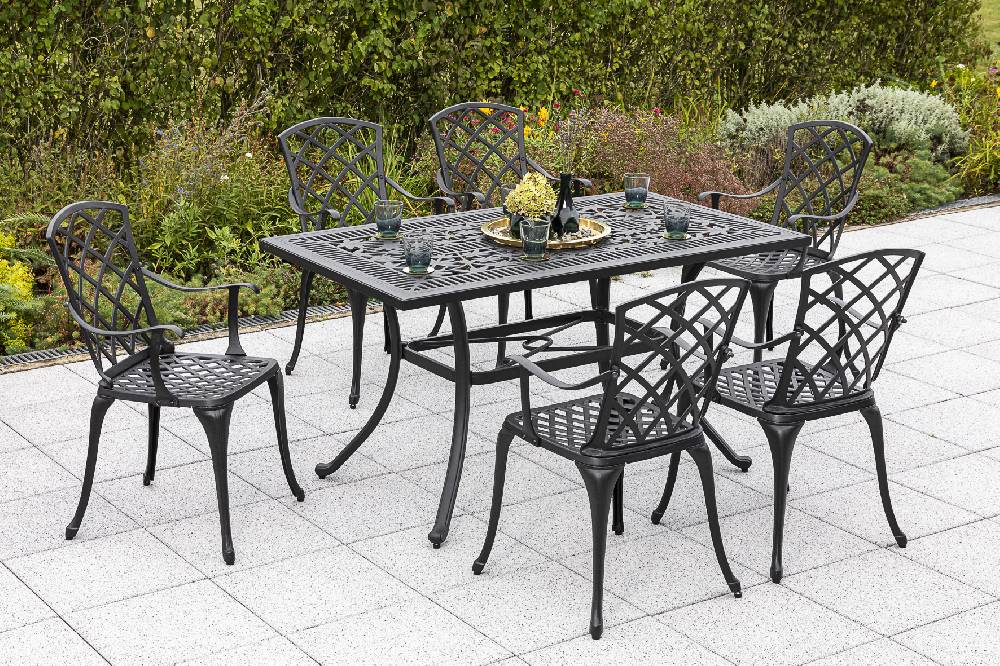 Merxx Rhodos Set 13tlg. Tisch 140 x 80 cm Discount Store für neue Produkte