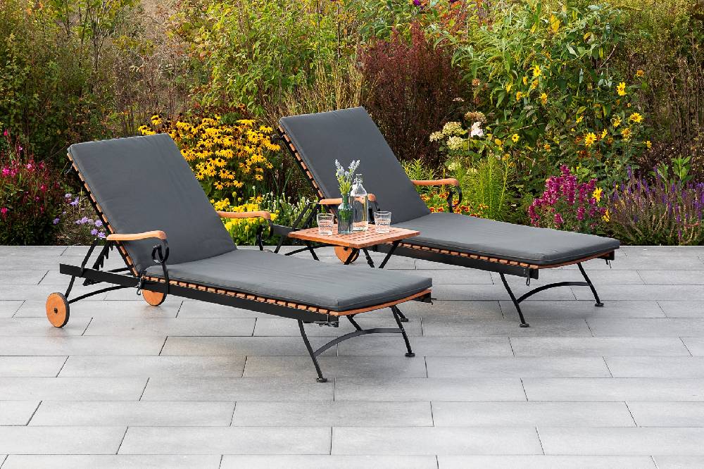 Merxx Schlossgarten Set 3tlg. Hocker 45 x 45 cm Fabrikladen