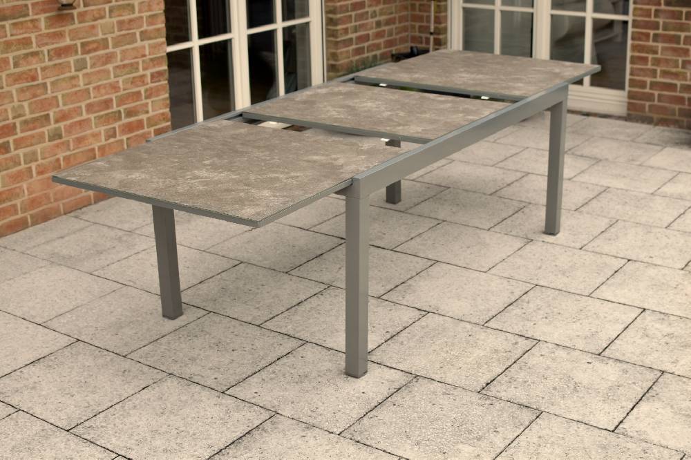 Merxx Amalfi di lusso Set 9tlg. Semi-Ausziehtisch 185/220 x 100 cm Online