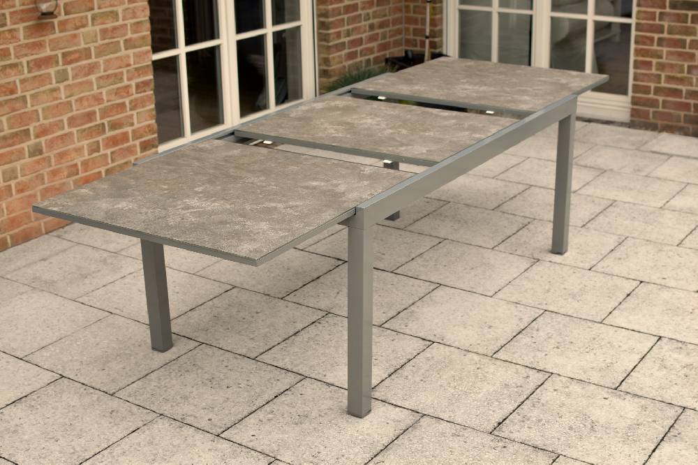 Merxx Amalfi di lusso Set 9tlg. Semi-Ausziehtisch 180/250 x 100 cm Angebote