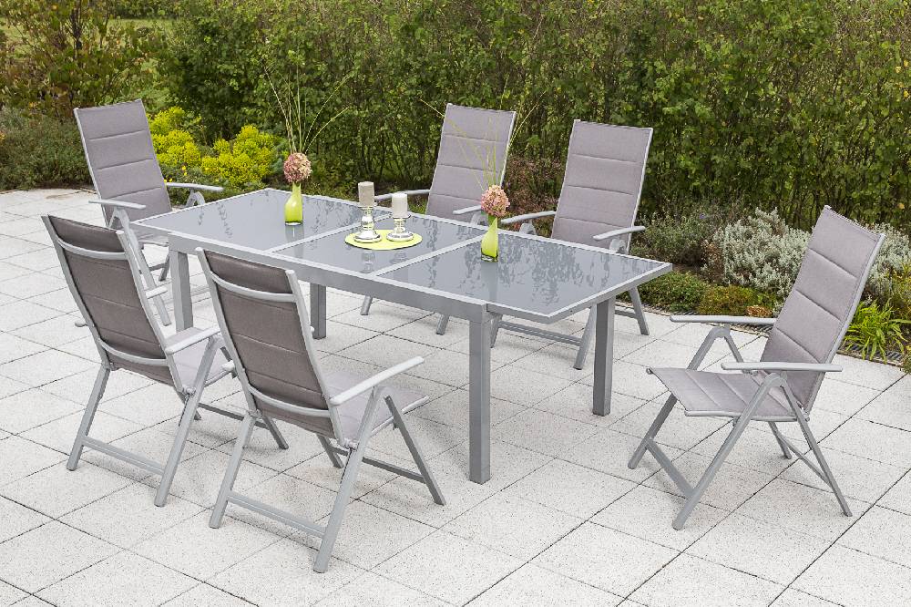 Merxx Taviano Set 7tlg. Ausziehtisch 160/ 220 x 90 cm Fabrik Onlineshop