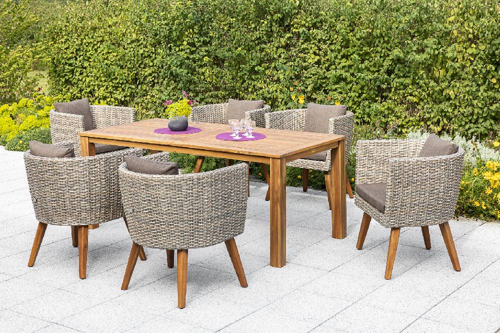 Merxx Imperia Set 7tlg. Tisch 185 x 90 cm Nur noch ein Tag übrig
