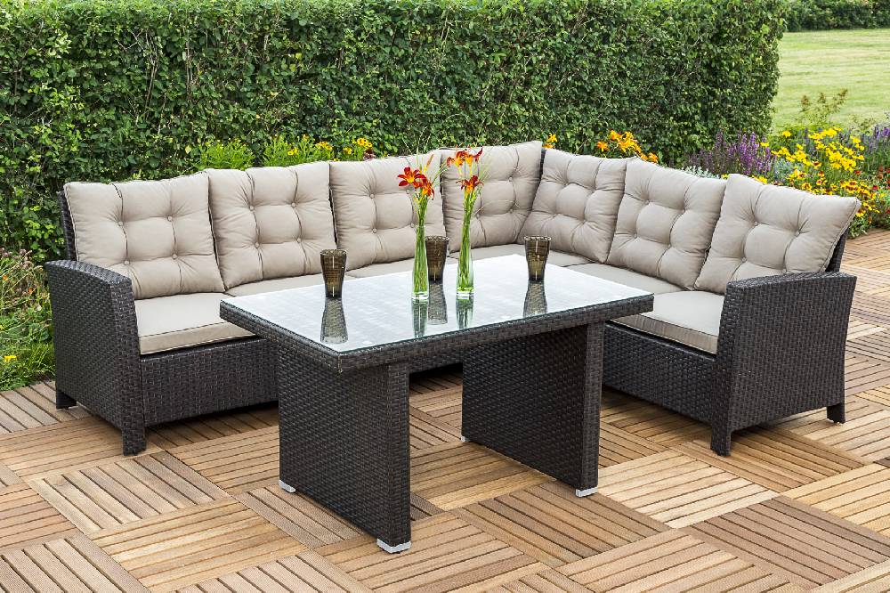 Merxx Salerno Set 5tlg. Tisch 120 x 70 cm Kostenloser Versand international
