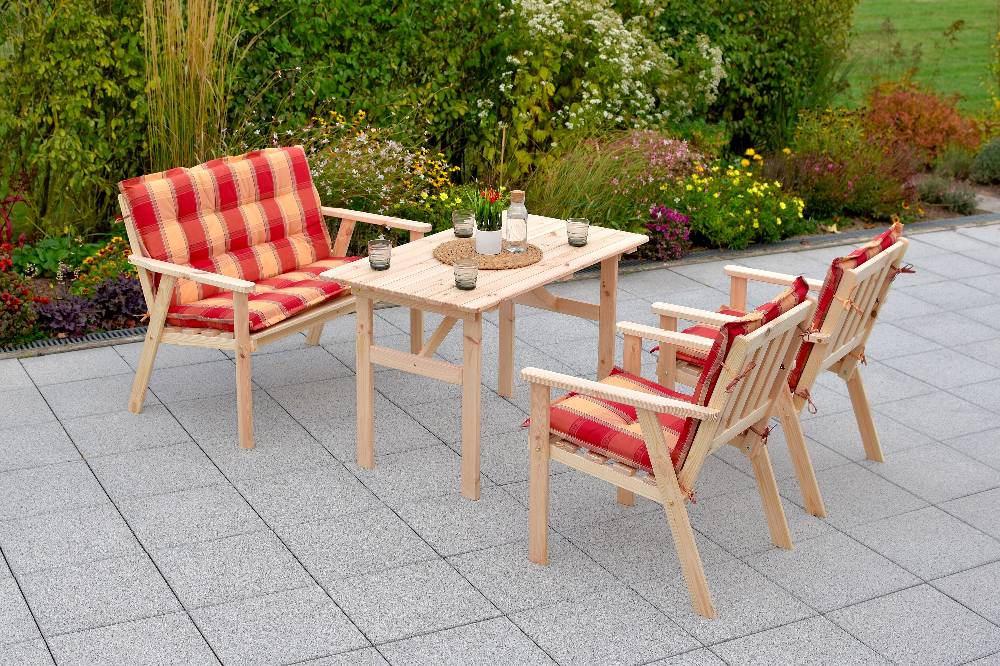 Merxx Sylt Set 8tlg. Tisch 110 x 65 cm