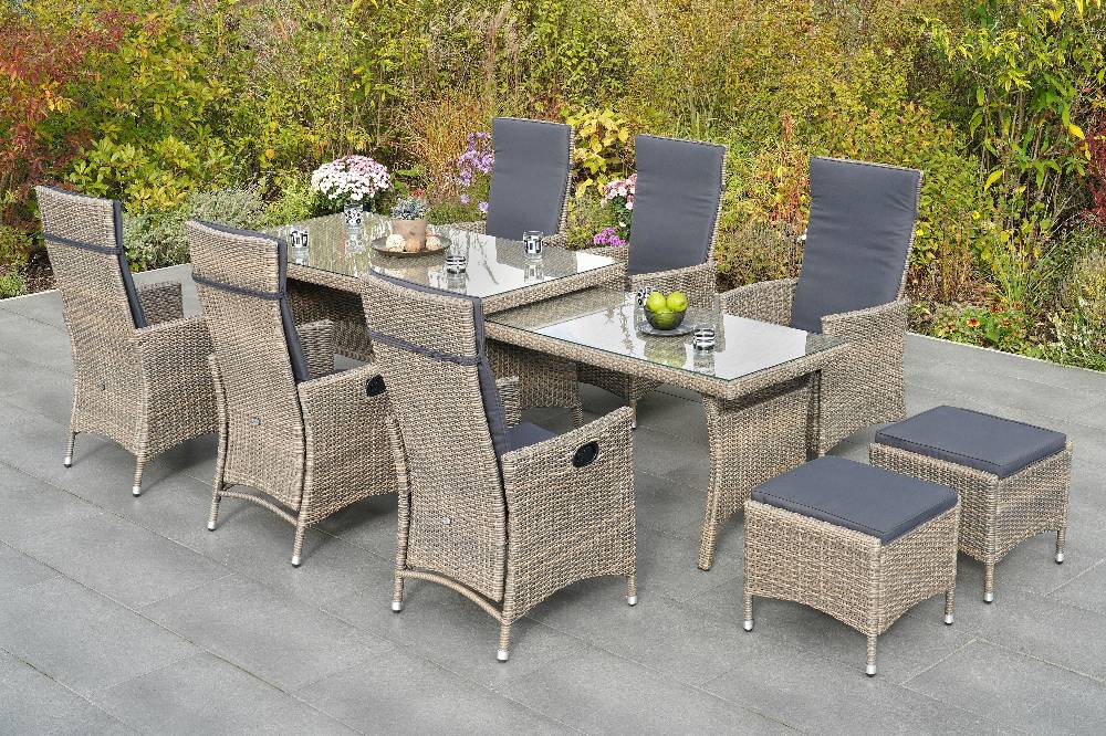 Merxx Ravello Set 17tlg. Tisch verlängerbar 160/270 x 85 cm Tiefpreis