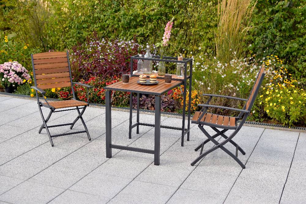 Merxx Santorin Set 3tlg. Balkonklapptisch 93 x 60 cm Rabatte dieses Monats