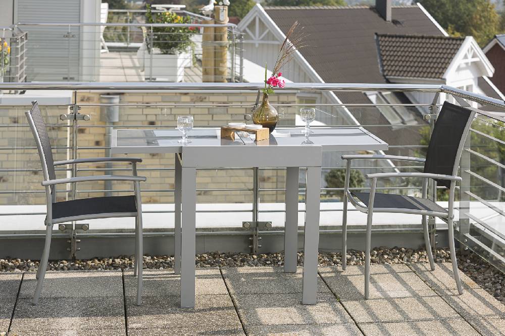 Merxx Milano Set 3tlg. Balkonausziehtisch 65/130 x 65 cm Meist gekauft