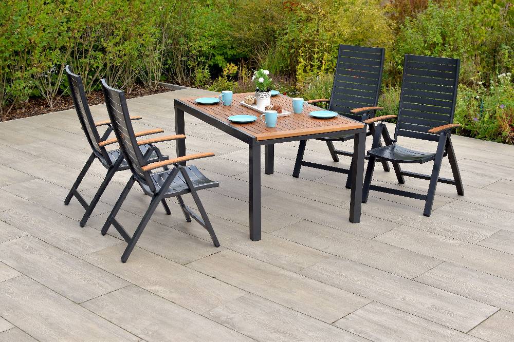 Merxx Astros Set 5tlg. Ausziehtisch 150/200 x 90 cm Flash Sale