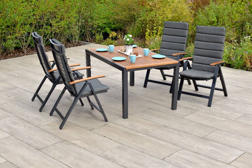 Merxx Astros Set 9tlg. Ausziehtisch 150/200 x 90 cm Online Shopping