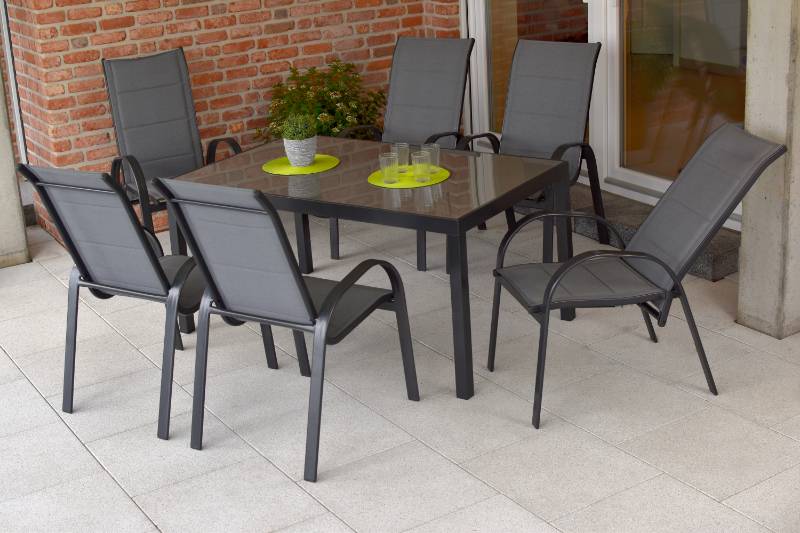 Merxx Amalfi Set 7tlg. Tisch 150 x 80 cm