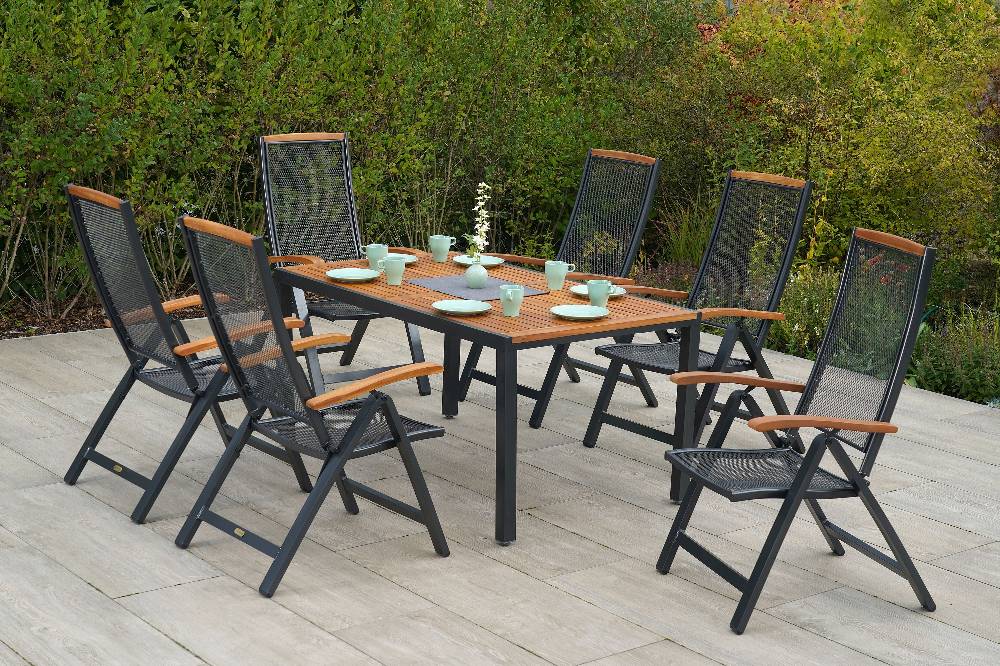 Merxx Tilos Set 7tlg. Tisch 150 x 90 cm Riesige Ersparnisse