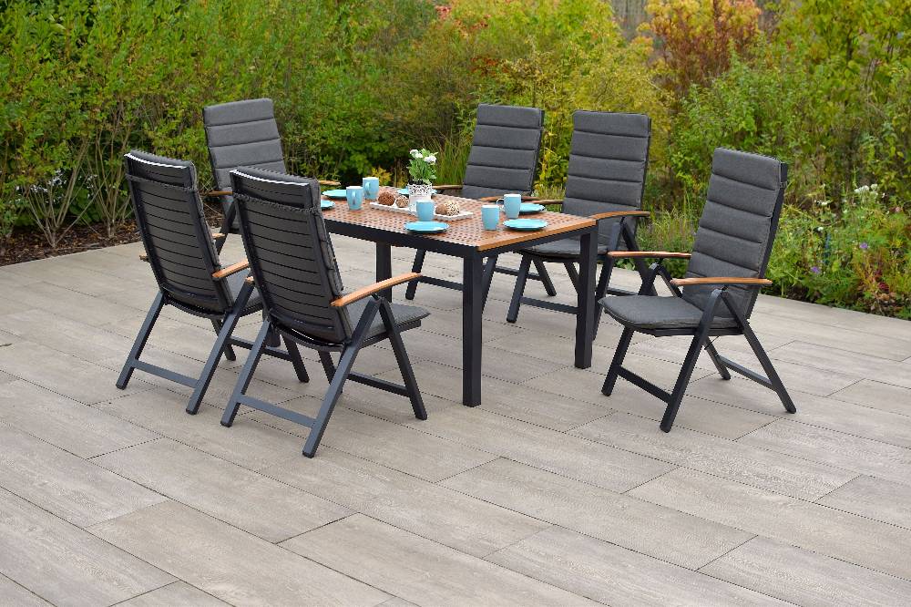 Merxx Astros Set 13tlg. Ausziehtisch 150/200 x 90 cm