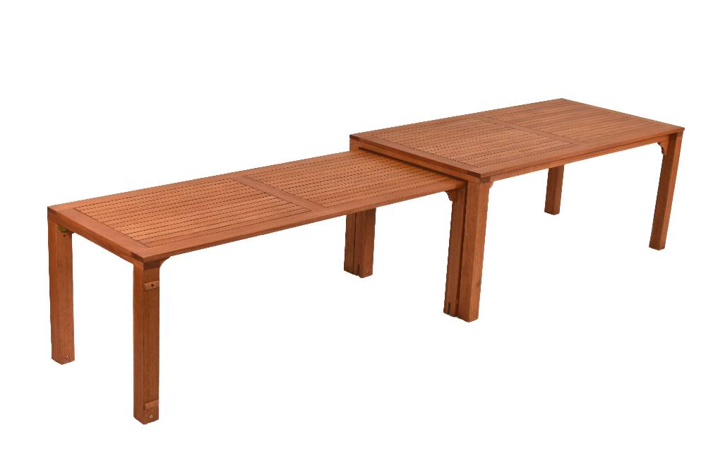Merxx Comodoro Set 17tlg. Flex-Ausziehtisch 185/370 x 90 cm Rabatte dieses Monats