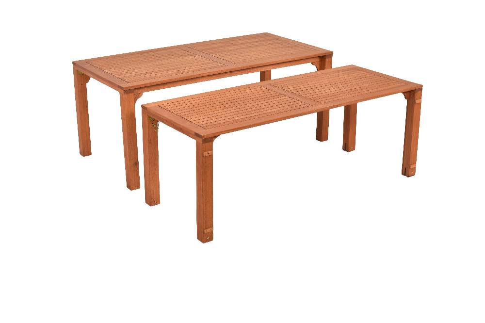 Merxx Comodoro Set 17tlg. Flex-Ausziehtisch 185/370 x 90 cm Rabatte dieses Monats