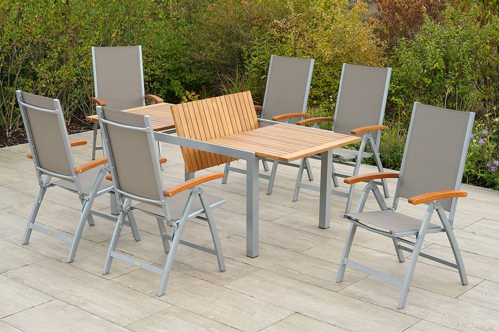 Merxx Naxos Set 7tlg. Tisch 150 x 90 cm im Angebot