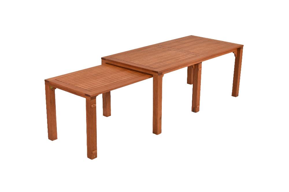 Merxx Comodoro Set 9tlg. Flex-Ausziehtisch 185/370 x 90 cm Rabatt