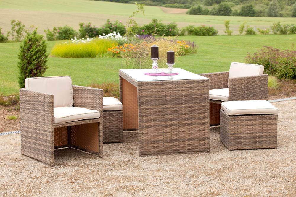 Merxx Merano Balkonset 11tlg. Tisch 69 x 127 cm Riesige Ersparnisse
