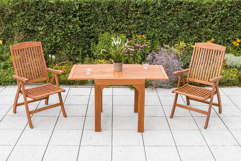 Merxx Maracaibo Set 5tlg. Ausziehtisch 70 x 66/132 cm Limitierter Zeitrabatt