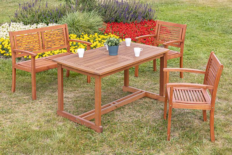 Merxx Cordoba Set 4tlg. Tisch 140 x 80 cm Fabrikpreis