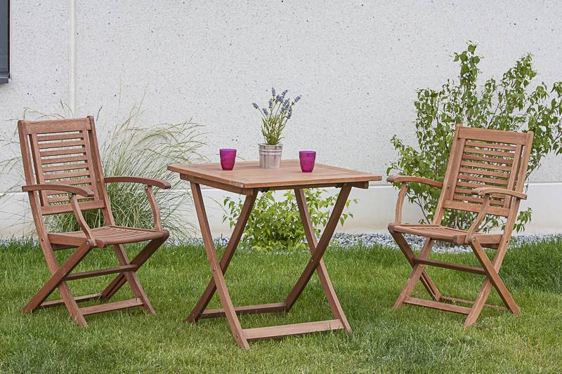 Merxx Cordoba Set 3tlg. mit Tisch 70 x 70 cm Versandkostenfrei