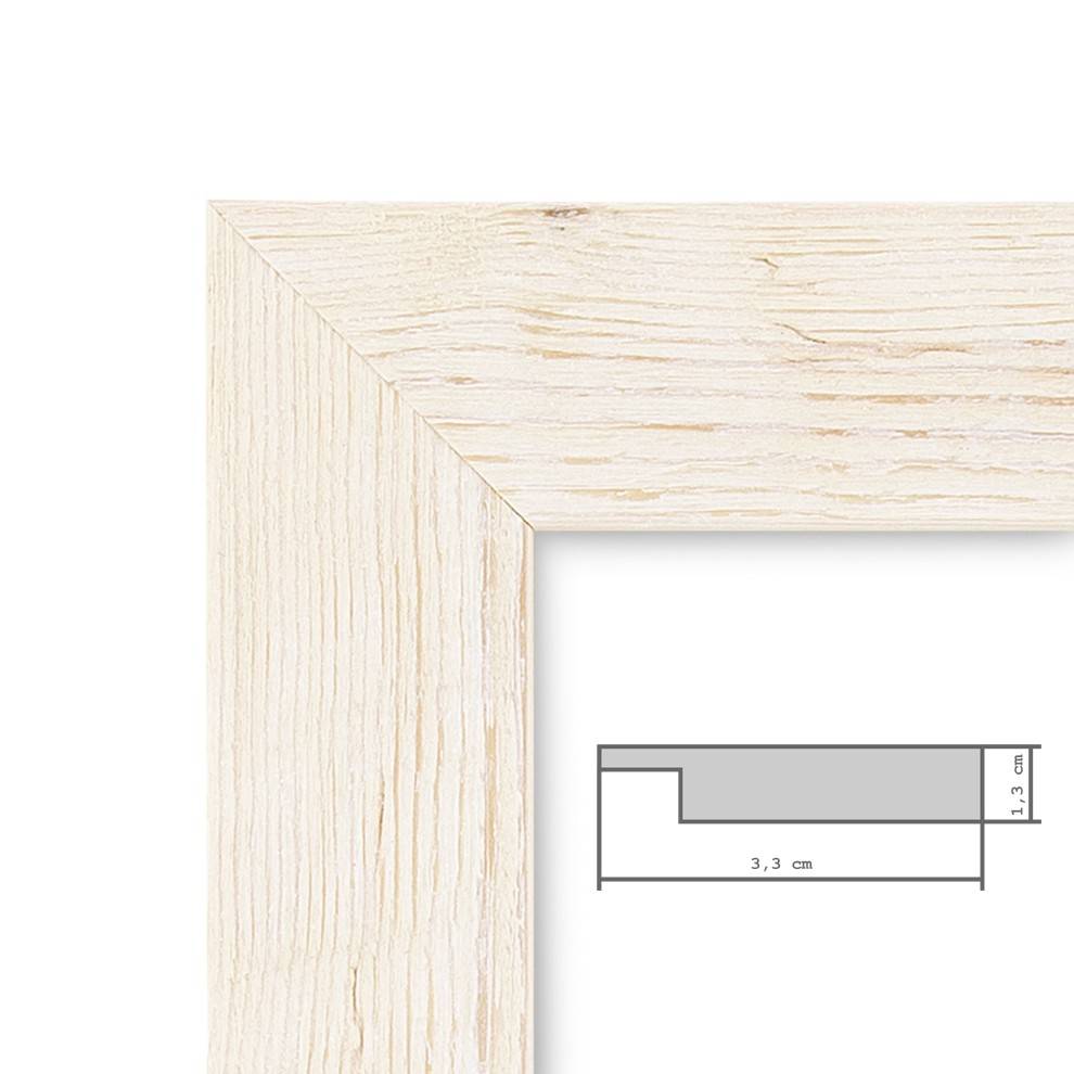 Photolini Collagerahmen 30x45 cm Strandhaus-Stil Weiß für 6 Bilder Bis zu 50% Rabatt