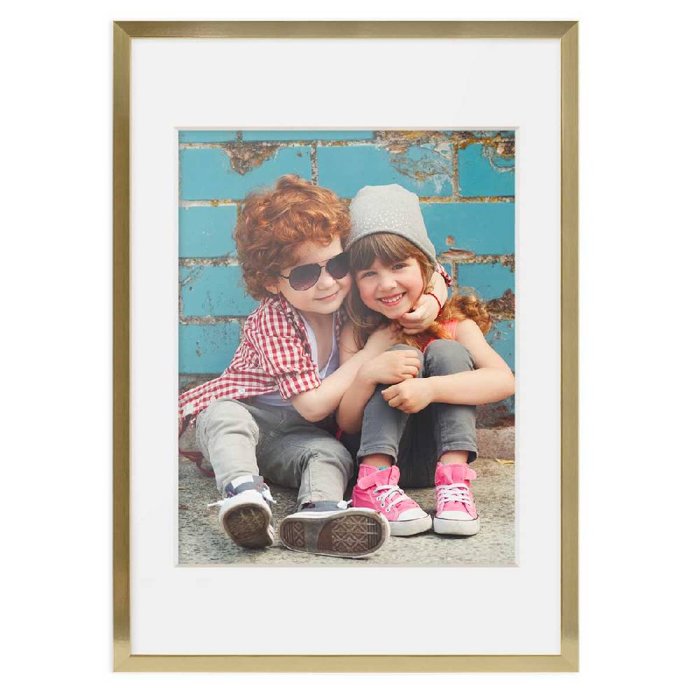 Photolini 3D Bilderrahmen Gold 1,5 cm Objekttiefe Hotsell