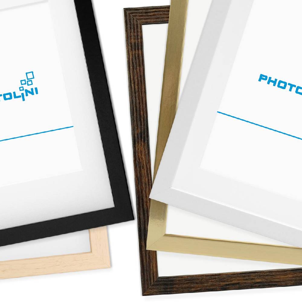Photolini 3D Bilderrahmen Gold 1,5 cm Objekttiefe Hotsell