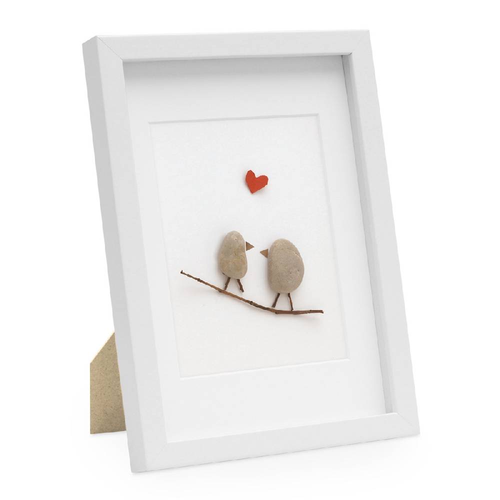 Photolini 3D Bilderrahmen Weiß 1,5 cm Objekttiefe Sonderangebot